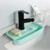 Aggiornamento Nuovo Silicone Lavello Scolapiatti Rubinetto della cucina Spugna Porta stracci Cremagliera Anti-spruzzo Supporto di stoccaggio Sapone da bagno Organizzatore Scaffale Stendino