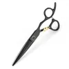 Hair Scissors professional JP 440c steel 6 '' Bearing tiger hair scissors haircut thinning barber makas cutting shears hairdressing 230325