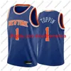 Maillot de basket-ball cousu Julius 30 Randle Obi 1 Toppin RJ 9 Barrett Derrick 4 Rose Jerseys Hommes Bleu Blanc Noir Édition 2021 Taille de la ville S-2XL