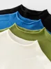 Kvinnors tröjor Dushu 100 ull svartblå grön vit grundläggande tröja vinter full ärm avslappnade fasta tröjor 230325