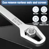 8-22mm Universal Torx Wrench Board Justerbar dubbelhuvudsknycker självhöjd glasögon multifunktionshandverktyg