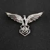 Broszki szpilki klasyczne złoto -plisowane orła masońska broszka „Zjednoczony stan amerykański” freemasonry imprezowy pin biżuterii Prezenty biżuterii