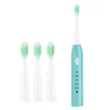 Hot Ultrasonic Electric Tooth Brush USB Laddning laddningsbar tandborste vattentät tand renare Tandviken med 4 st.