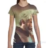 Camisetas masculinas Don Quixote em Oil Men T-Shirt Mulheres por toda a moda impressa Camisa de menina Tops Tees Tshirts de manga curta