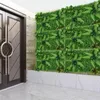 Декоративные цветы травяные настенные панели 16x24 -дюймовый искусственный фон УФ -защищенное изгоревшество