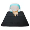 Cat Beds & Furniture Litter Mat Pad Double Layer Folden Waterproof Trapping Pet Clean Non-slip Products For Cats Accessories