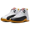 Cherry 12 Jumpman 12s Hommes Chaussures de basket-ball Stealth Playoffs Royauté Black Taxi Utility Indigo Burnt Sunrise Gris foncé Baskets pour hommes Baskets de sport en plein air