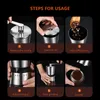 Handmatige Coffee Grinders Home Portable Handmatige Koffie Grinder Handkoffie Molen met keramische bramen 68 Verstelbare instellingen Draagbare hand Krankgereedschap 230324