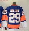 Film niestandardowy CCM Vintage Ice Hockey 31 Billy Smith Jerseys 29 Brock Nelson 32 Steve Thomas 91 John Tavares 16 Pat Lafontaine Men Hafdery