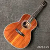 Custom Aaaa All Solid Koa Wood Ooo Style 45aa Acoustic Guitar z Hardcase w magazynie