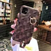 İPhone 14 Pro MAX Case 13 için Tasarımcı Telefon Kılıfı Moda Bilek Kart Tutucu 13 12 Mini Pro 11 XS XR X 8 7P Kabuk Deri Orijinal Monogram Mobil Tampon Cüzdan Kapağı