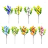 Decorative Flowers Easter Egg Cuttings Artificial Branch Colorful Painting Foam Bird Eggs