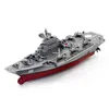 ElectricRC Boats RC Boat Warship 24GHZ Jouets Télécommande Mini Electric Children Outdoors Water Speedboat 230325