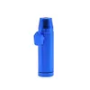 Distributeur de tabac à priser en métal Bullet Rocket Snorer Snuff Snorer Sniffer Portable Alliage d'aluminium 1pc 19mmx53mm