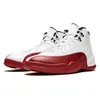 Cherry 12 Jumpman 12s män basketskor stealth slutspel