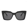 Sunglasses 2023 Large Frame Personality Cat Eye Comfortable Ladies Eyewear Anti-glare High Quality Retro Glasses