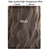 Синтетические парики Шанке для женщин ежедневно косплей длинная вода Лолита с челкой холодные коричневые теплостойкие волосы Боб 230413