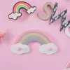 Noordse stijl kinderkamer haken slaapkamer veranda decoratie regenboog houten jas en hoedhaken 1224122