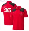 Мужские футболки 2023 г. Самый новый продукт F1 Formula One Red Team Clothing Racing Comse Lapel Polo Рубашка для рубашки Команда Работая одежда Короткая серия футболка мужчин, адаптированная 0325H23