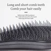 Hårborstar Black Comb Set TT Airbag Massage Stor platta Högkvalitativ antiknot Stiger Styling Tools 230325