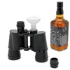 Water Bottles Cages Double Sided Binocular Flask Travel Sport Drinkware Russian Flagon Whiskey S Shaker Whisky Pot 230325
