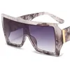 Nowe okulary przeciwsłoneczne mężczyźni syjamski soczewki słoneczne okulary anty-UV okulary ogólne okulary okulary osobowości gogle ozdobne