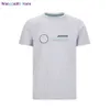 Camisetas para hombres 2021 F1 Equipo Short Seve Camiseta Traje de carreras Trabajo de automóvil Coche deportivo Fórmula Uno Traje de carreras 0325H23