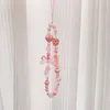 Favor favor a festa doce, cadeia de telefones celulares romântico ROM Pink Bow adorável charme de miçangas meninas de pulseira capa de lanyard acessórios de cordão