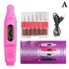 Kits de arte na unha versão atualizada do Penner Polhener USB Cable Manicure Tool Sharpner Portable Z4Y2