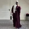 Ubranie etniczne Ramadan Eid Hooded Abaya Women Modlitwa odzież muzułmanin jilbab luźna długa sukienka Abayas Dubai Turcja Islamskie ubrania Djellaba Femme 230325