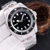デザイナーメンズ腕時計 44 ミリメートル自動機械式ムーブメントウォッチオールステンレススチールスライドボタンブラックセラミックダイヤルギフトビジネスウォッチ montre de luxe