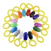 Clicker per addestramento di cani e gatti all'ingrosso in plastica Nuovi cani Click Trainer trasparenti con bracciale per cani