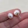 Stud Ashiqi Real Natural Freshwater Pearl Earrings 925 Sterling Silver Small Fashion Jewelry for Women Gifts 230325