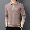 Men's Polos Brand Spring Autumn Vintage Polo Shirt Men High Quality Cotton Tee Shirt Homme Long Sleeve Camisa Polo Men Clothing T1105 230325