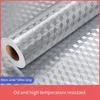 Wallpapers keuken olievrije zelfklevende stickers fornuis anti-fouling high-temperatuur aluminium folie behangkast filmcontactpapier