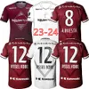 J1 리그 저지 2023 2024 Vissel 축구 유니폼 남자 키트 레드 홈 화이트 어웨이 7 David Villa 8 A.Iniesta 10 6 Samper Football Shirt