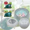 Storage Bags Mushroom Box Mold Crystal Epoxy Resin Jewelry Supplies Mirror Findings Making Silicone R5M3Storage