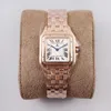 Luxury Watch Diamond Watches for Womens Quartz Watch Classic Fashion Dress Lady Watches Rose Gold Band isad ut safir Lysande armbandsur Dhgates unisex gåva