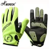 Guantes deportivos Invierno Bicicleta Deportes Gel Guantes de ciclismo Pantalla táctil Dedo completo Guantes de bicicleta MTB para Mujeres Hombres 230325