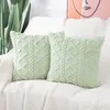 Poduszka Midsum Soft Plush Covers Haftowane pokrywę nordycką luksusową obudowę Dekorację domu 45 Plaid Rzut poduszki