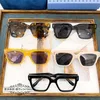 30% de desconto em designer de luxo Novos óculos de sol masculinos e femininos 20% de desconto de óculos anti -ultravioleta machos amarelos quadrados gg1084