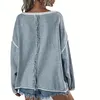 Women's Sweaters Women Casual Loose Soft Chunky Knitted Long Batwing Sleeve Pullover Sweater Outfits Autumn Winter Tunic Tops