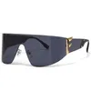 Designer-Strandpaar-Sonnenbrille für Herren und Damen 20 % Rabatt 0382 Mode-Sonnencreme rahmenloser einteiliger Trend fortschrittlicher Sinn für Mode