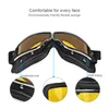 Outdoor Eyewear Foldable Retro Motocross Goggles Vintage Leather Motorcycle Glasses Windproof Breathable Moto Cycling Helmet Scooter Goggles 230325
