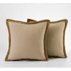 Travesseiro /travesseiro de luxo decorativo capa de linho de linho de linho para sala de estar decoração de cadeira de assento de carro 45x45 /50x50