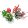 Dekorative Blumen, 9-teilig, lebensechte künstliche Pflanzen-Set, kreativ sortiert, DIY, gefälschte Sukkulenten, Pografie-Requisite, Heimdekoration, Zubehör