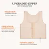 Femmes Shapers MISTHIN Poitrine Binder Lesbienne Tomboy Sans Couture Femmes Débardeur Soutien-Gorge Bustier Sous-Vêtements Zipper Corset Gilet Plat Plus La Taille Shaper 230325