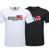 DSQ2 tshirt Casual Fashion Trend T-shirt Simple Classic Letter Print Couple Unisex Sweatshirt DSQ ICON2 Street Fashion Crew Neck Cotton Short Sleeve 794