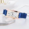 Avanadores de pulso Women Golden Watch Starry Square Dial Bracelet Watches Ladies Magnet Band Quartz Relógios femininos Zegarek Damski Reloj Moun22