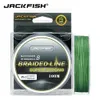 Acessórios de pesca Jackfish 100m 8 Strand PE Silited Fishing Line 10-80lb Linhas de pesca multifilamedora